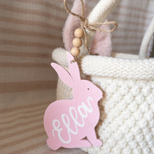 Load image into Gallery viewer, Custom Easter Basket Bunny Tags