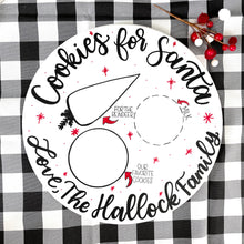 Load image into Gallery viewer, Custom Santa Cookie Tray