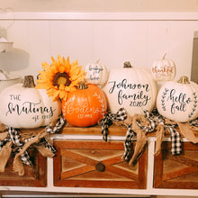 Load image into Gallery viewer, Customized Faux Pumpkins