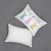 Load image into Gallery viewer, Hey Peeps Throw Pillow
